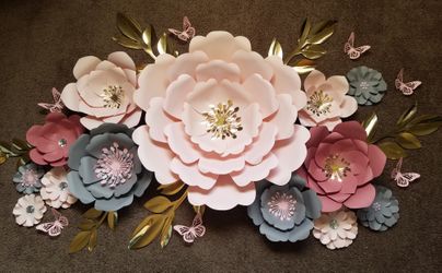 Paper flowers decoration