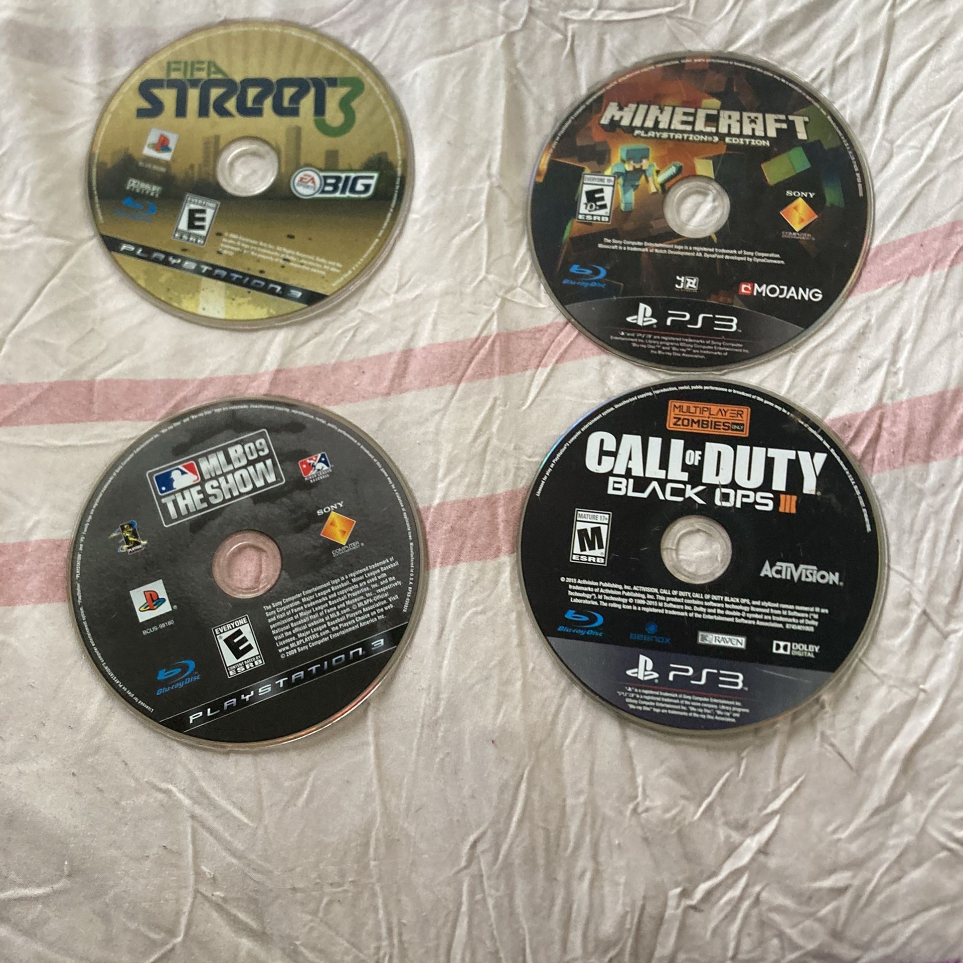 PS3 Games Without Cases