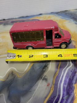 New York Tour Bus - Red, White - Showcasts 9808D - 4.75 Inch Scale Diecast Model Replica