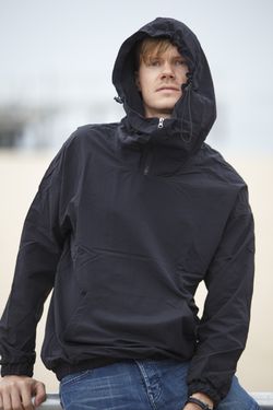 Syno winter raincoat jacket hoodie D12 black