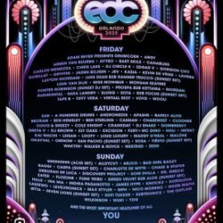 EDC Orlando, 3 Day Pass