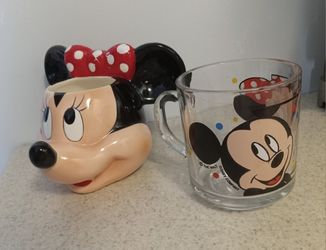 Minnie & Mickey Mouse Cups