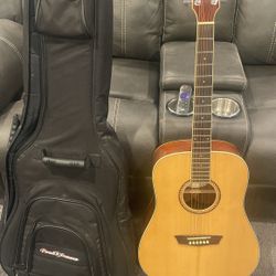 Washburn Acoustic Guitar WD12S Mint Condition 