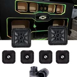NEW BASS AND VOICE PACKAGE KICKER AUDIO CUSTOM BOX FOR SILVERADO OR SIERRA SINGLE CAB 2019-2026