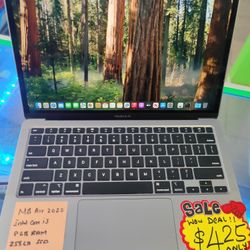 MacBook Air 2020 13" Retina Intel Core i3, 8gb Ram, 256gb SSD , MacOS Ventura. Intel UHD Graphics 1.5GB , Comes with Apple Charger. $90 worth Microsof