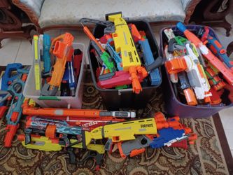 Huge 75 Nerf GUN Lot