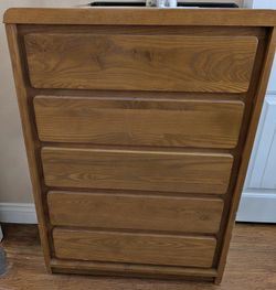 5 Drawer Oak Dresser