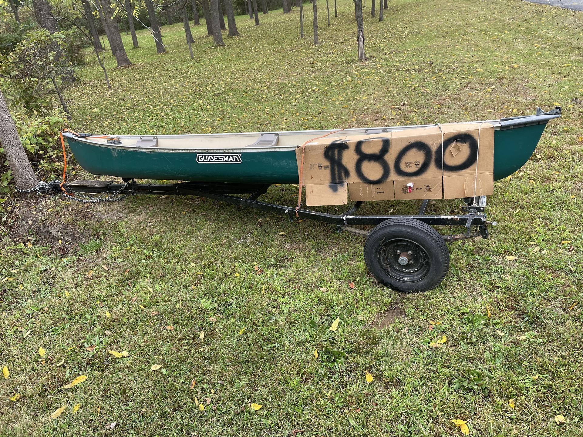 $800 Trailer And Floating Boat