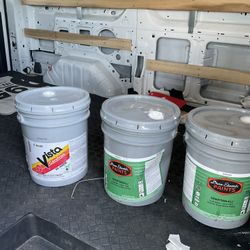 Brand New 5 Gallon Buckets Paint 