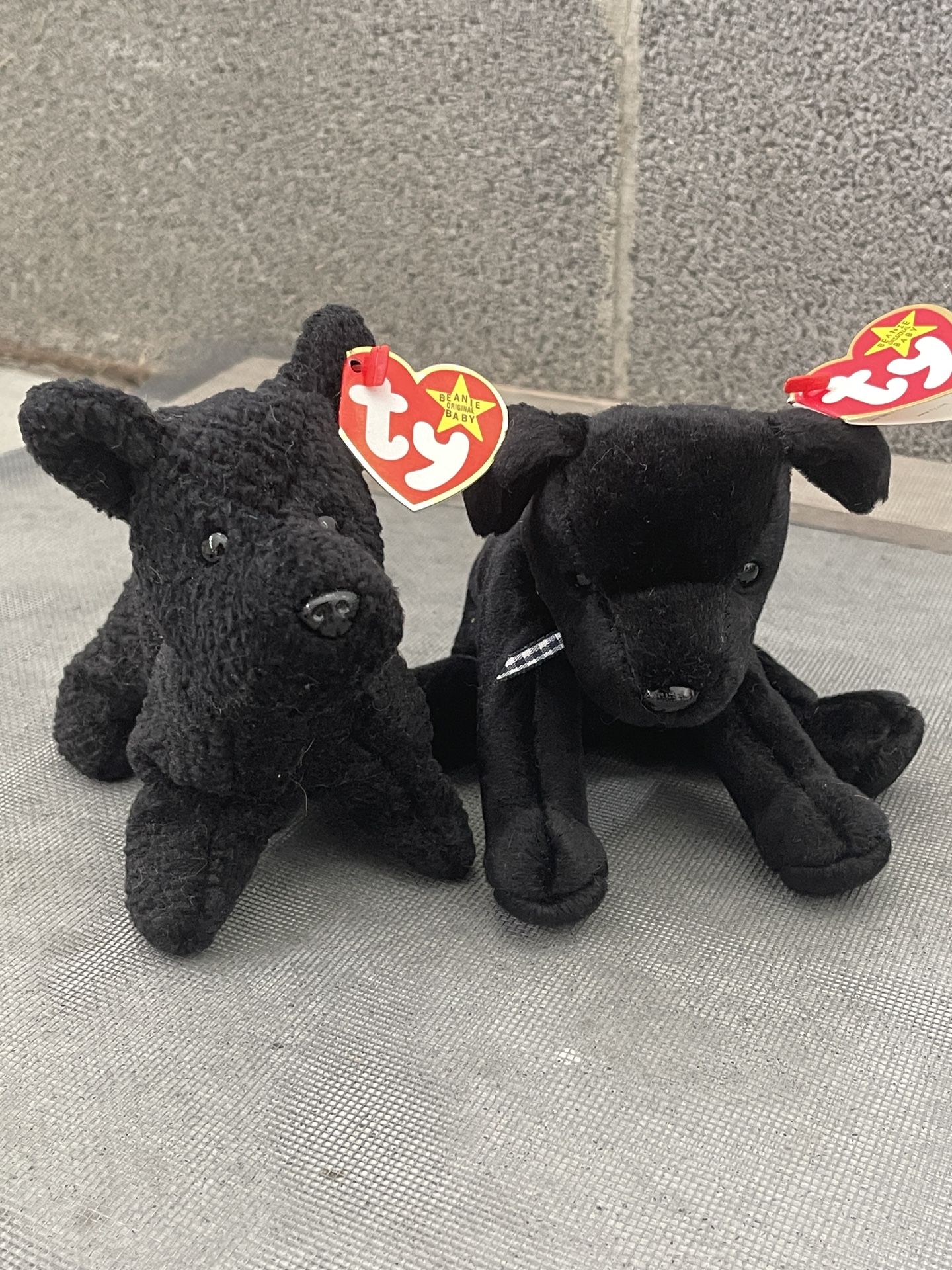 Vintage Beanie Baby "Luke" 1998&”Scottie “ 1996 MINT Ty