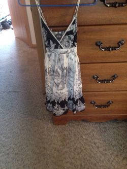 Summer dress tie back