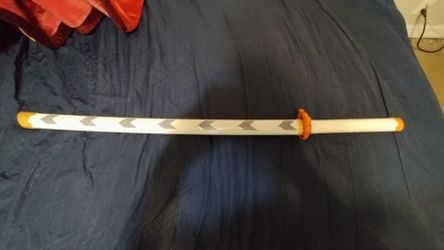 Identical demon slayer sword wood