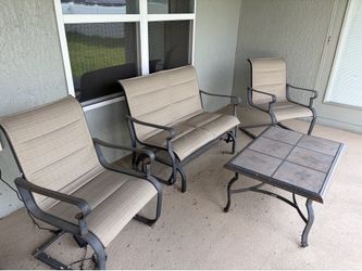Outside patio furniture