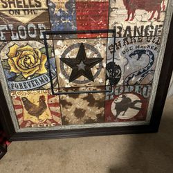 Western Picture Frame Decor 