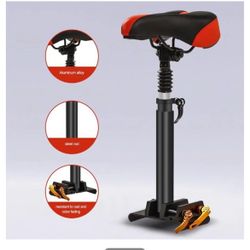 Gugxiom Electric Scooter Seat, Foldable and Adjustable Saddle Seat with Shock Absorption Foam Cushion Scooter Seat for Xiaomi M365
