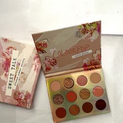 Color Pop Sweet Talk Pressed Powder Palette 12 Color New In Box ( 1 Color Damage