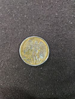 Guardian Angel On Both Sides Coin