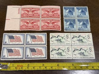 16 Vintage New Stamps