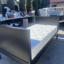 Twin Bed W/ Mattress! 