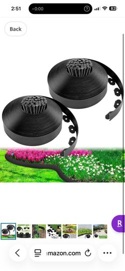 3 Inch x 200 FT Landscape Edging, Black Plastic Garden Border