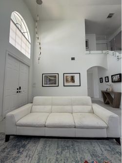 Off-White 3 Seater Sofa