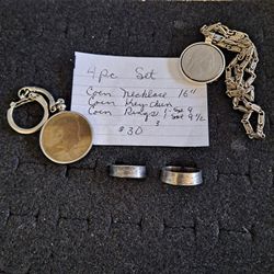 4 PC Coin Jewelry  Set