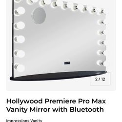 Impressions vanity Premiere Pro Max Vanity Mirror with Bluetooth 