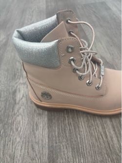 Timberland Lace-Up Boot in Pink