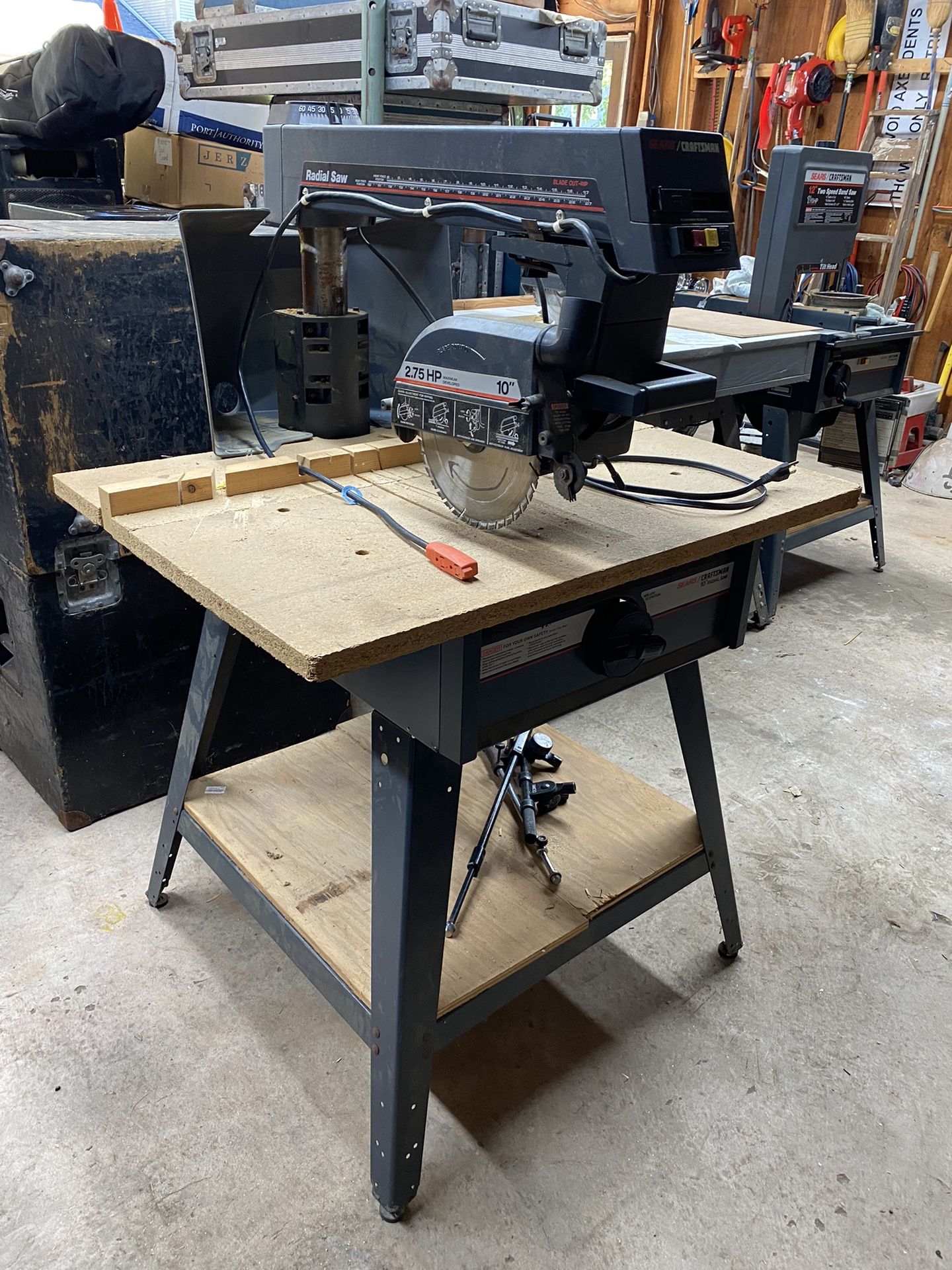 Craftsman 10” Radial Arm Saw w/stand