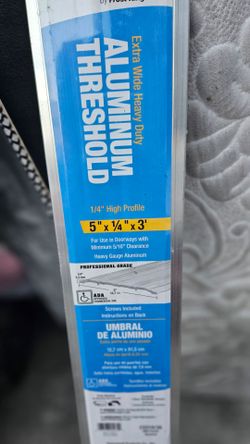 Umbral de aluminio
