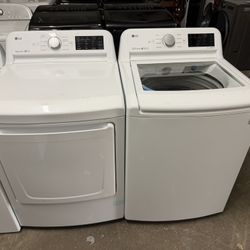 Lg  Washer And Electric Dryer 