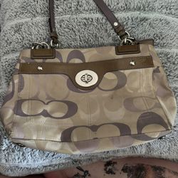 Coach Purse - Tan