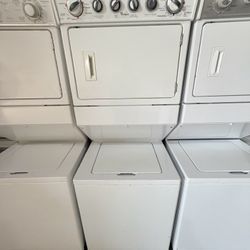 Whirlpool Combo 27”W, Frigidaire Combo 27”W Washer And Dryer Top Load Stackable Electric 