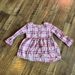 Jumping Beans Pink and White Plaid Dress