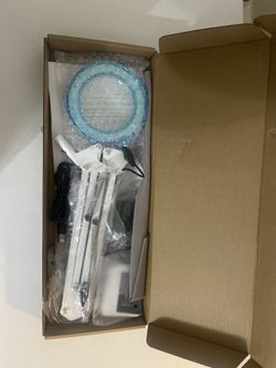 10X Magnifying Glass with Light and Stand