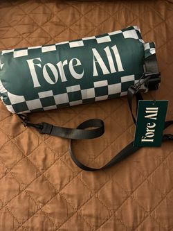 SOLD OUT Fore All Reversible Cart Blanket with Travel Pouch NWT
