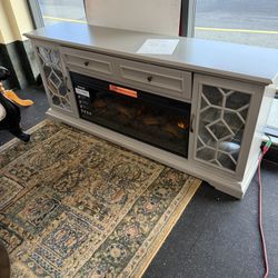 TV Stand On Sale( With Fire Place) 