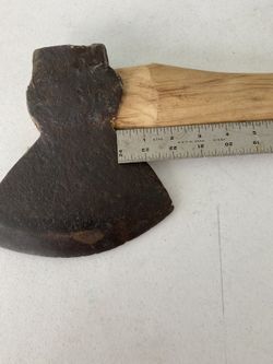 Camp Ax  Very Old Large Blade 