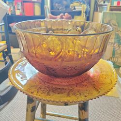 VINTAGE TIARA PUNCH BOWL SET - 14 PIECES 