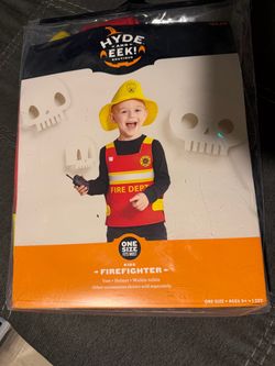 Ropa de disfras de bombero para niño
