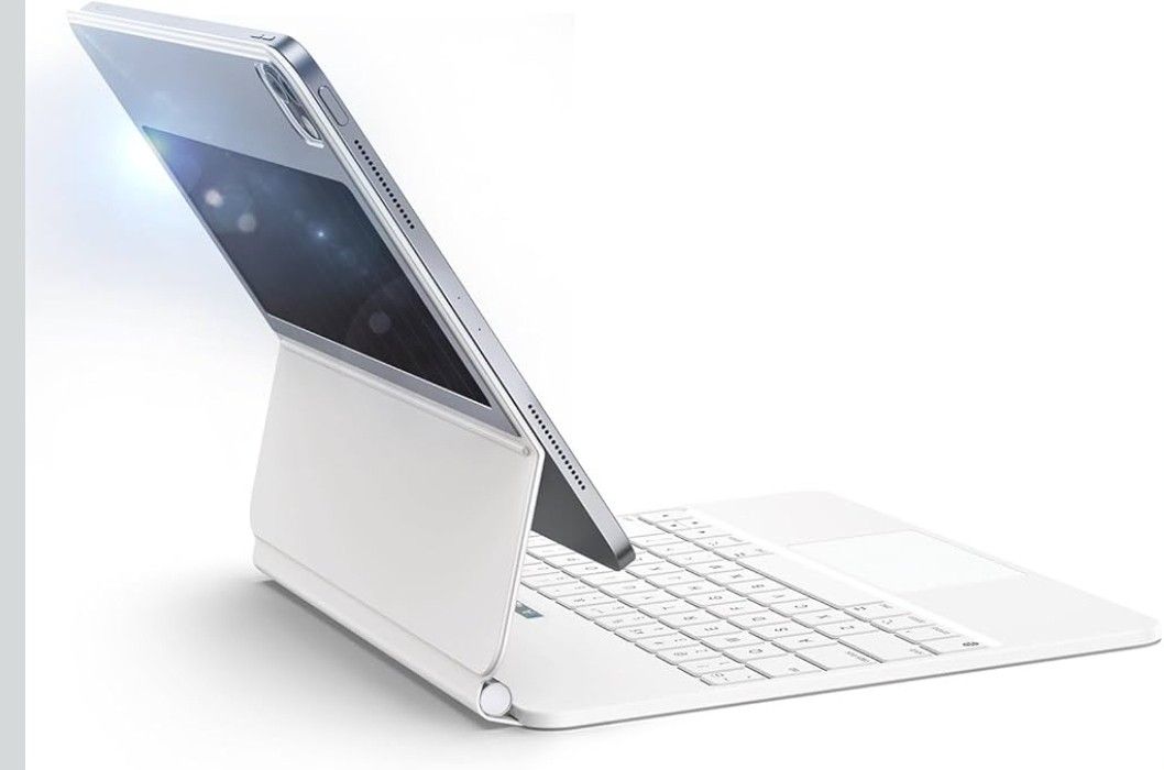 Case with Keyboard for iPad Air 11-inch (M3/M2, 2025/2024) & iPad Pro 11-inch (4th/3rd/2nd/1st Gen), Magnetic Magic-Style Keyboard Case