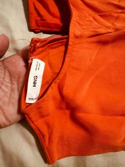 MANGO Orange Two-Piece Set – Pants M / Top XS