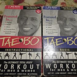 TAEBO VHS TAPES 📼 BUNDLE $40 FINAL PRICE SAME DAY SHIPPING 