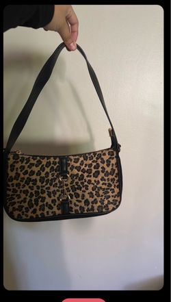 Leopard print purse