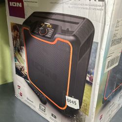 New In Box   ION Audio - Sport XL High-Power All-Weather Rechargeable Portable Bluetooth Spea