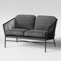 Standish Patio Loveseat Gray Cushion Project 62 for Sale in La
