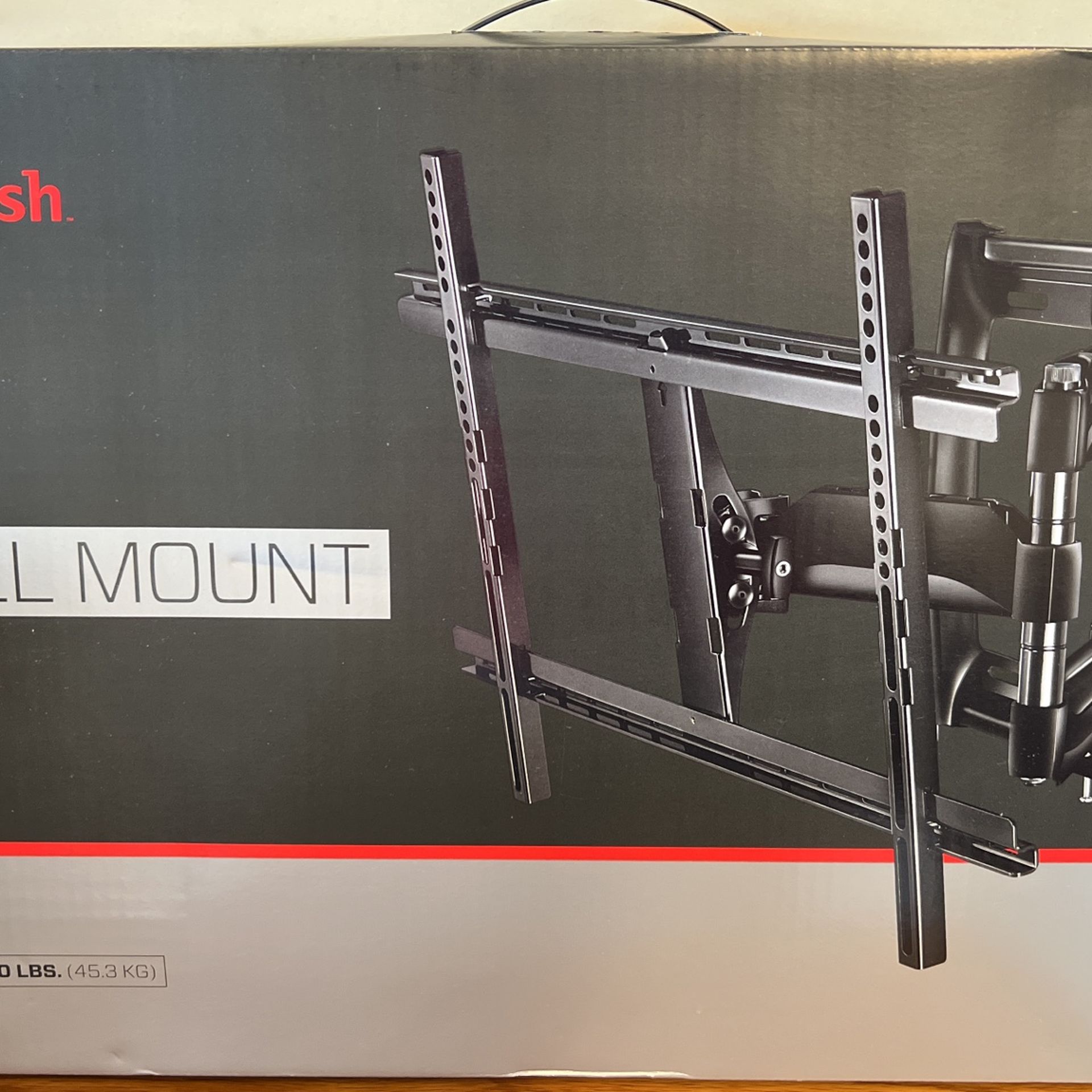 Rocketfish 40-75” Tv Wall Mount Full Motion -new