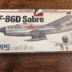 MPC F-86D Sabre Model Airplane Kit 1/72 2-2106