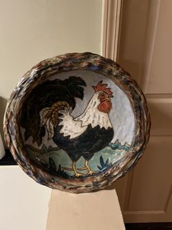 Ceramic Plate Wall Hanging