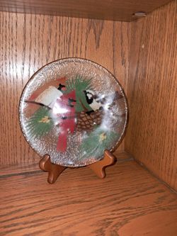 Fused Art Glass Plate